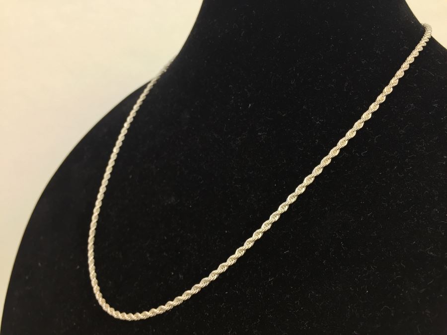 Sterling Silver Rope Chain 16.6g *JUST ADDED* [Photo 4]