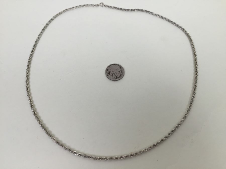 Sterling Silver Rope Chain 16.6g *JUST ADDED* [Photo 6]