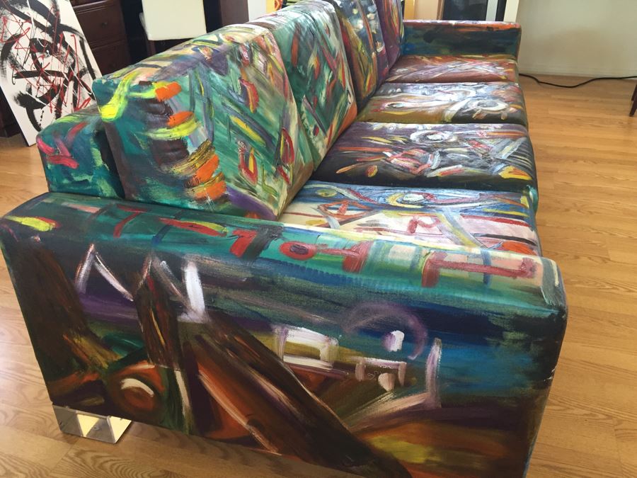 Rancho Santa Fe Barn Estate Sale With Original Artwork, Modern Furniture And Lighting, Antiques, Stained Glass And More