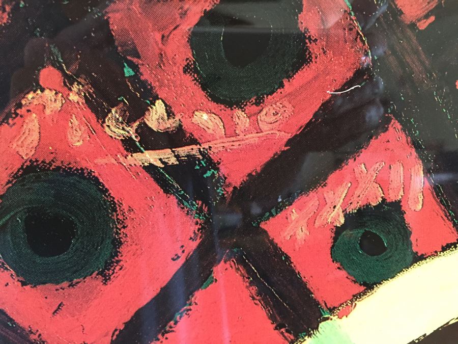 Large Pablo Picasso 'Girl Before A Mirror' Print On Board MAJIB P 597 [Photo 2]