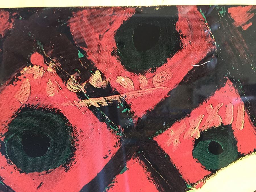 Large Pablo Picasso 'Girl Before A Mirror' Print On Board MAJIB P 597 [Photo 10]