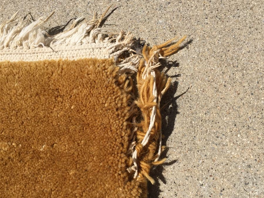 Hand Knotted Wool Tiger Rug 7' X 4.5' [Photo 13]