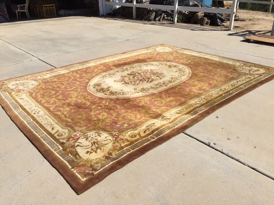 100% Wool Pile Area Rug 13.6' X 9.4' Made In India [Photo 16]