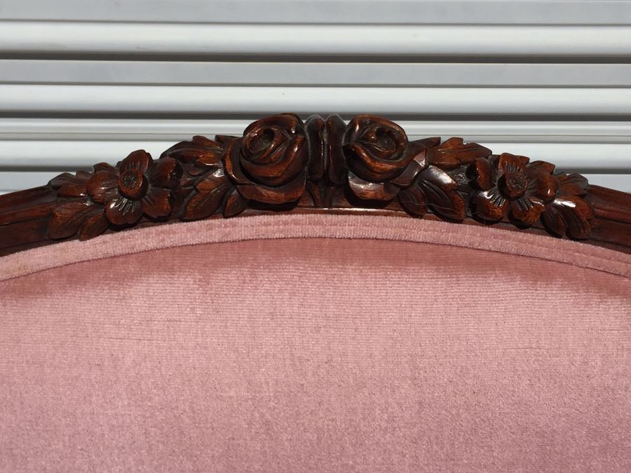 Nice Vintage Upholstered Armchair - Needs To Be Reupholstered [Photo 6]