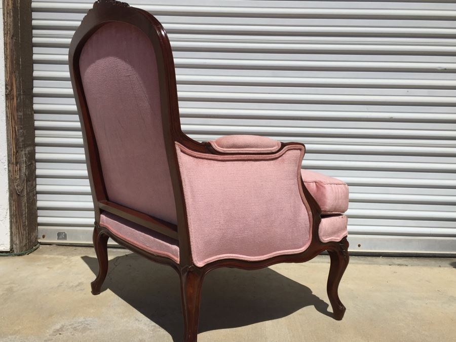 Nice Vintage Upholstered Armchair - Needs To Be Reupholstered [Photo 14]
