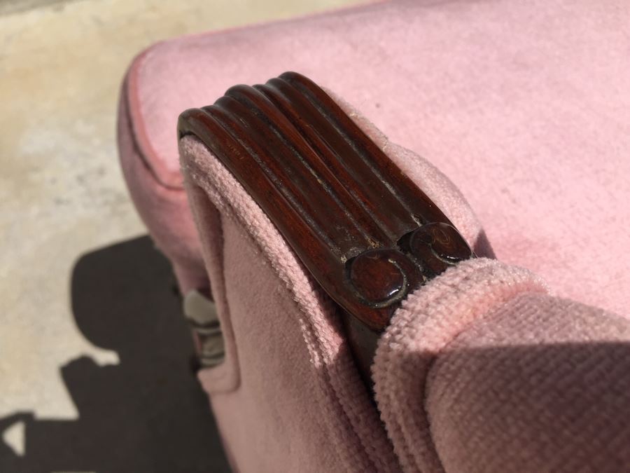 Nice Vintage Upholstered Armchair - Needs To Be Reupholstered [Photo 18]