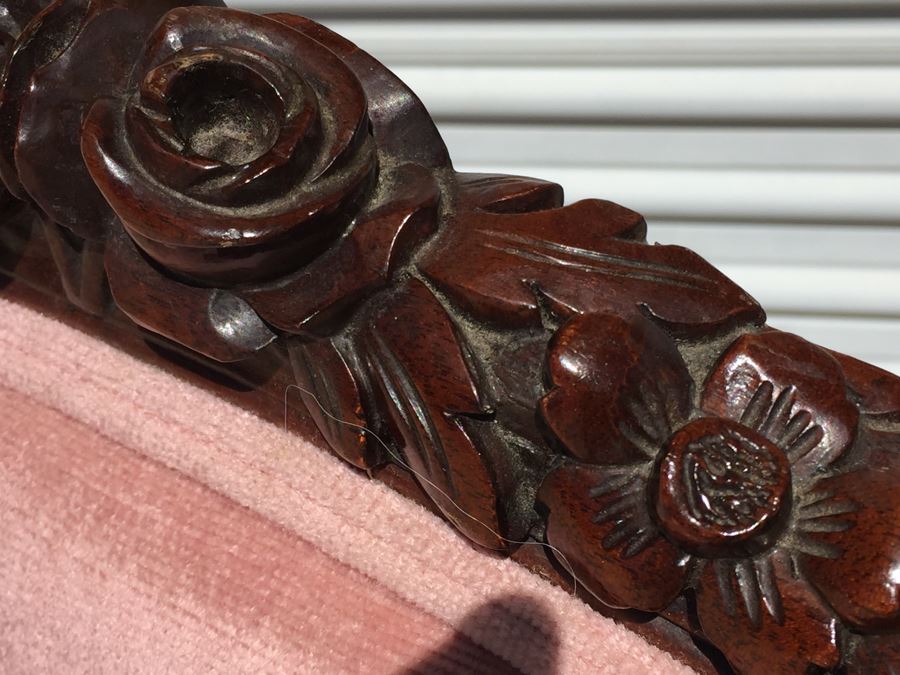 Nice Vintage Upholstered Armchair - Needs To Be Reupholstered [Photo 10]