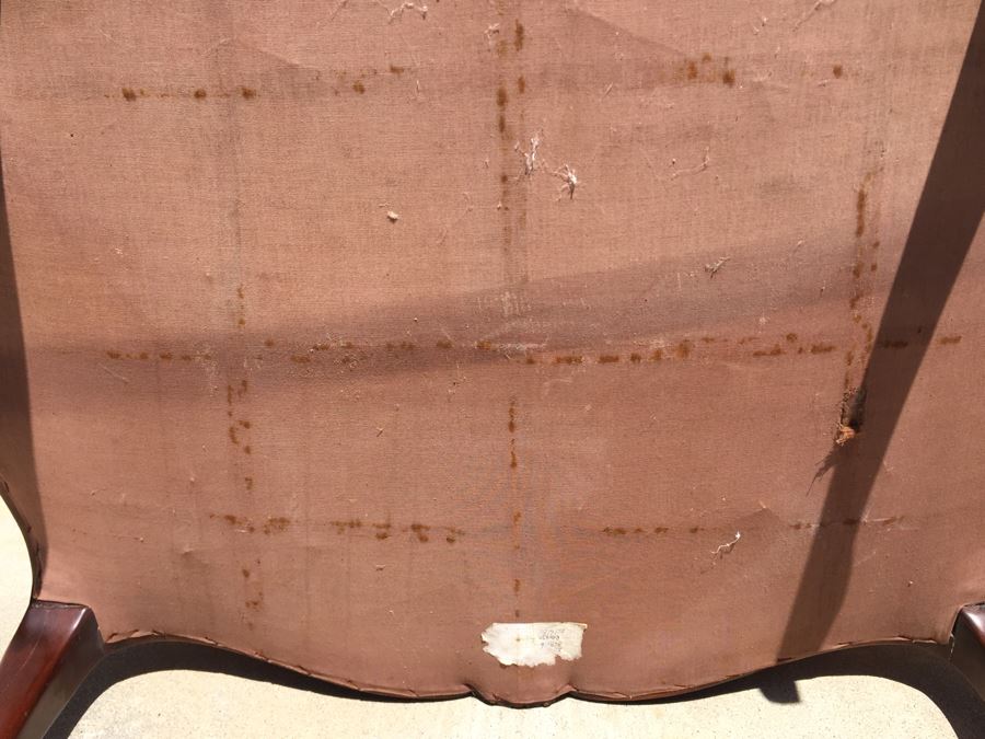 Nice Vintage Upholstered Armchair - Needs To Be Reupholstered [Photo 15]