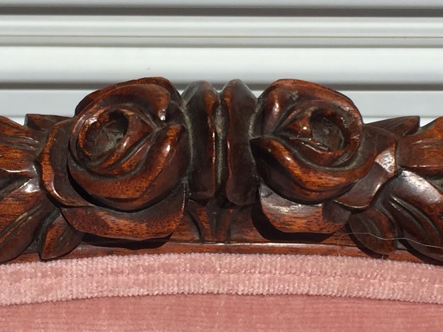 Nice Vintage Upholstered Armchair - Needs To Be Reupholstered [Photo 7]