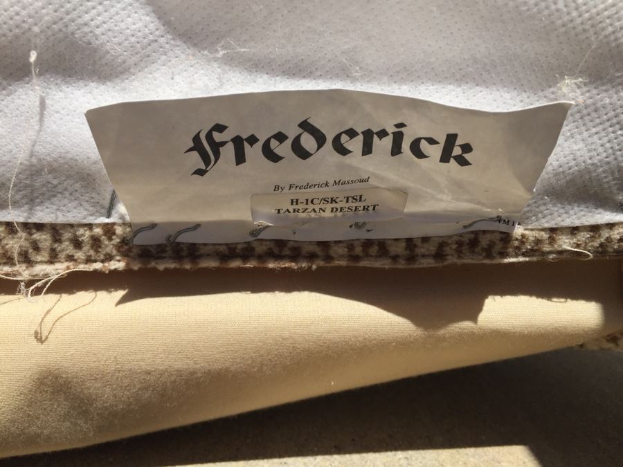 Frederick Massoud Tarzan Desert Slipper Chair On Casters [Photo 10]