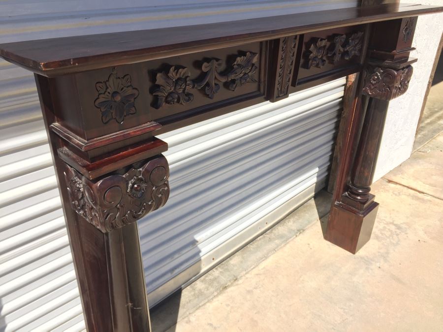 Wooden Fireplace Mantle [Photo 4]