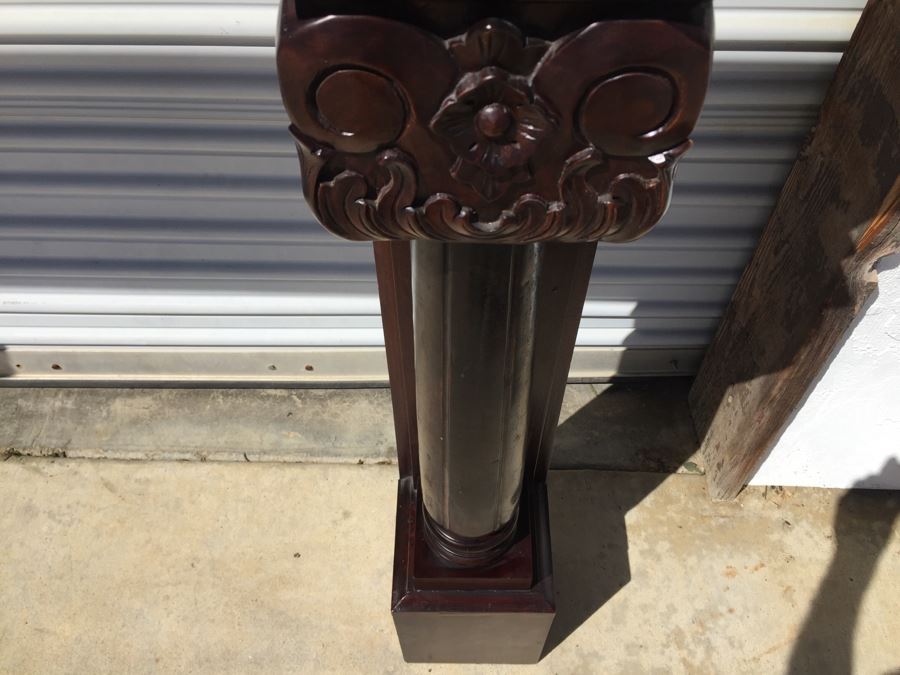 Wooden Fireplace Mantle [Photo 16]