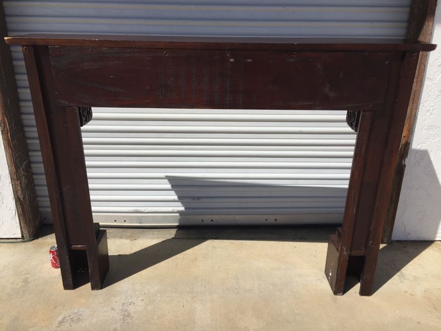 Wooden Fireplace Mantle [Photo 17]