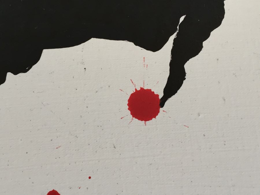 Original Oil Painting By Cuban Artist Roberto Robaina On Canvas 115 X 85CM Signed Front And Back Titled 'Por Que?' 'Why' [Photo 8]