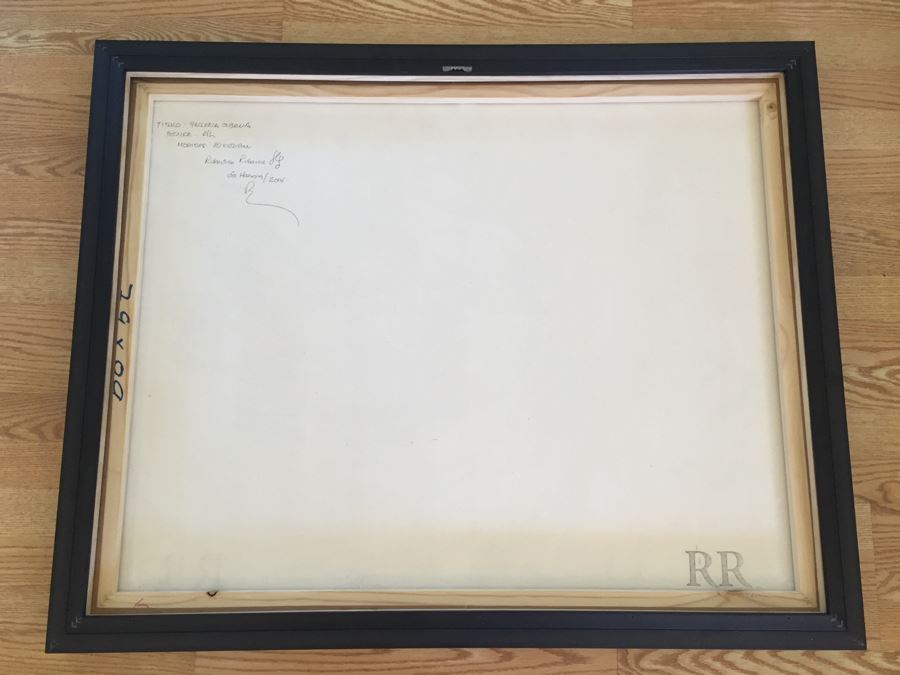 Original Oil Painting Of Rooster Chicken By Cuban Artist Roberto Robaina On Canvas 80 X 100CM Signed Front And Back Titled 'Galleria Cubana' [Photo 6]