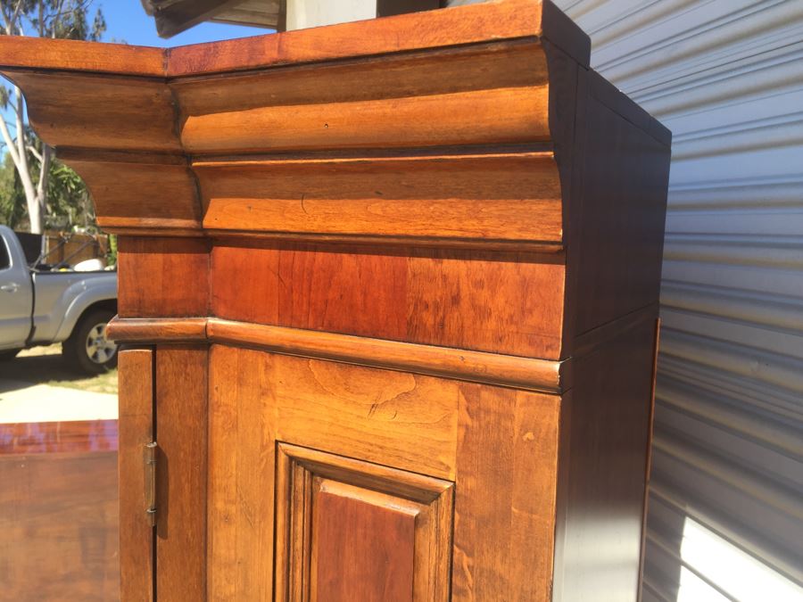 Ethan Allen Armoire Entertainment Unit Wooden Cabinet [Photo 9]