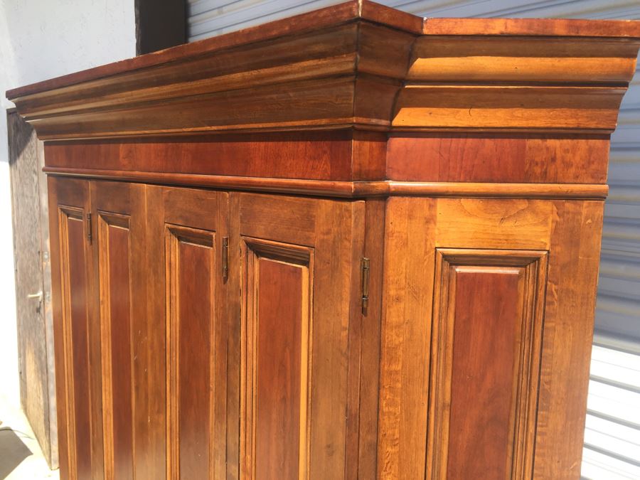 Ethan Allen Armoire Entertainment Unit Wooden Cabinet [Photo 7]