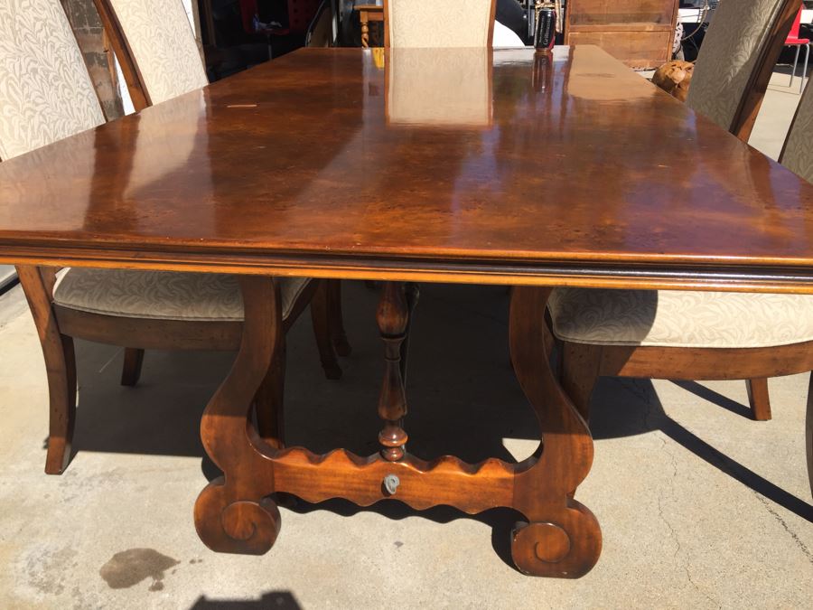 Theodore Alexander Dining Table With 6 Chairs [Photo 10]