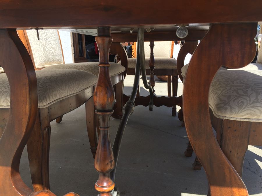 Theodore Alexander Dining Table With 6 Chairs [Photo 12]