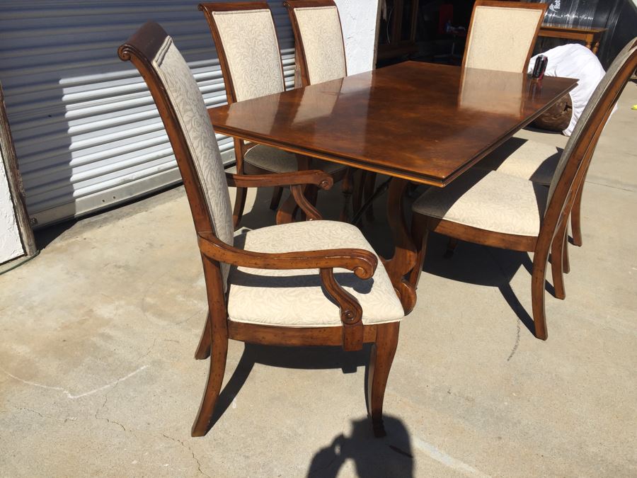 Theodore Alexander Dining Table With 6 Chairs [Photo 7]