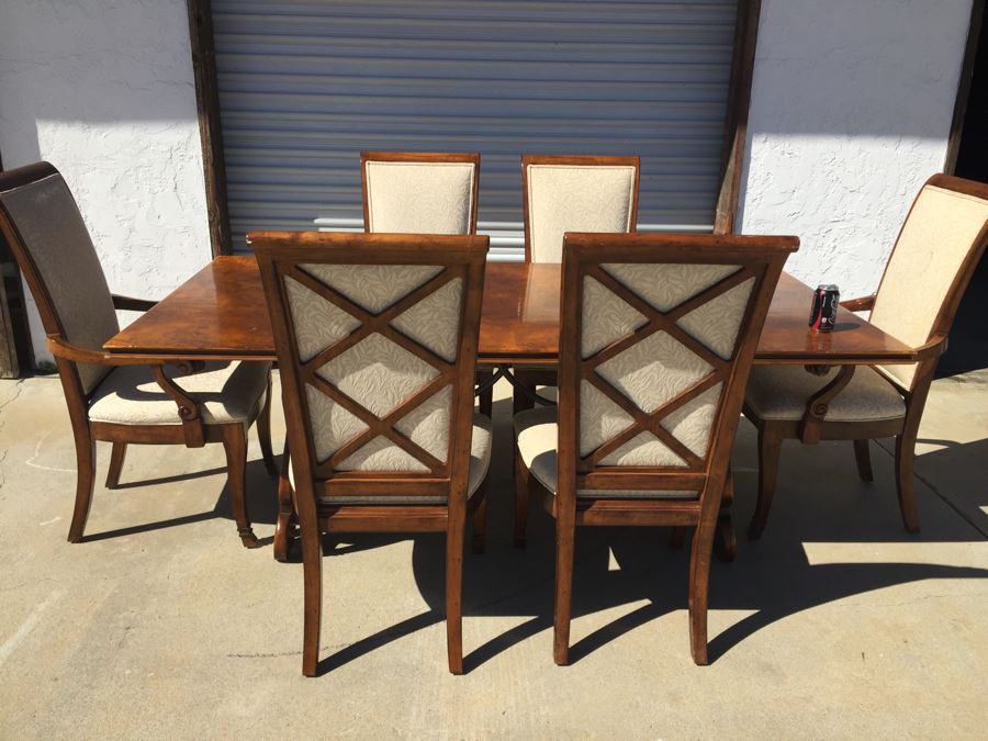 Theodore Alexander Dining Table With 6 Chairs [Photo 1]
