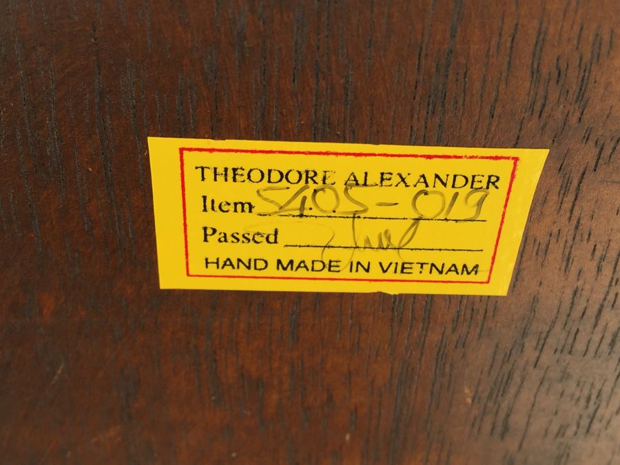 Theodore Alexander Dining Table With 6 Chairs [Photo 20]