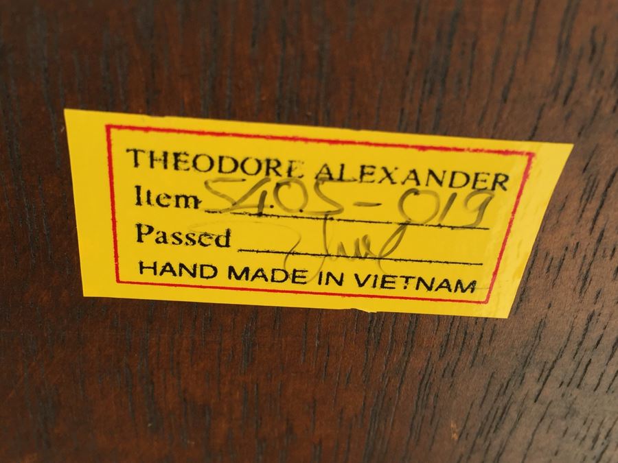 Theodore Alexander Dining Table With 6 Chairs [Photo 19]