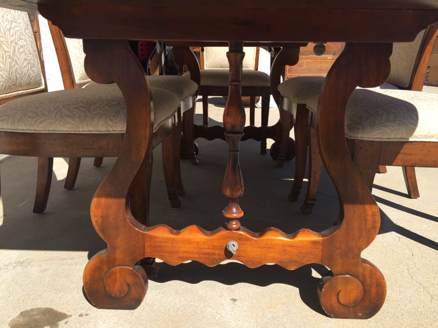 Theodore Alexander Dining Table With 6 Chairs [Photo 11]