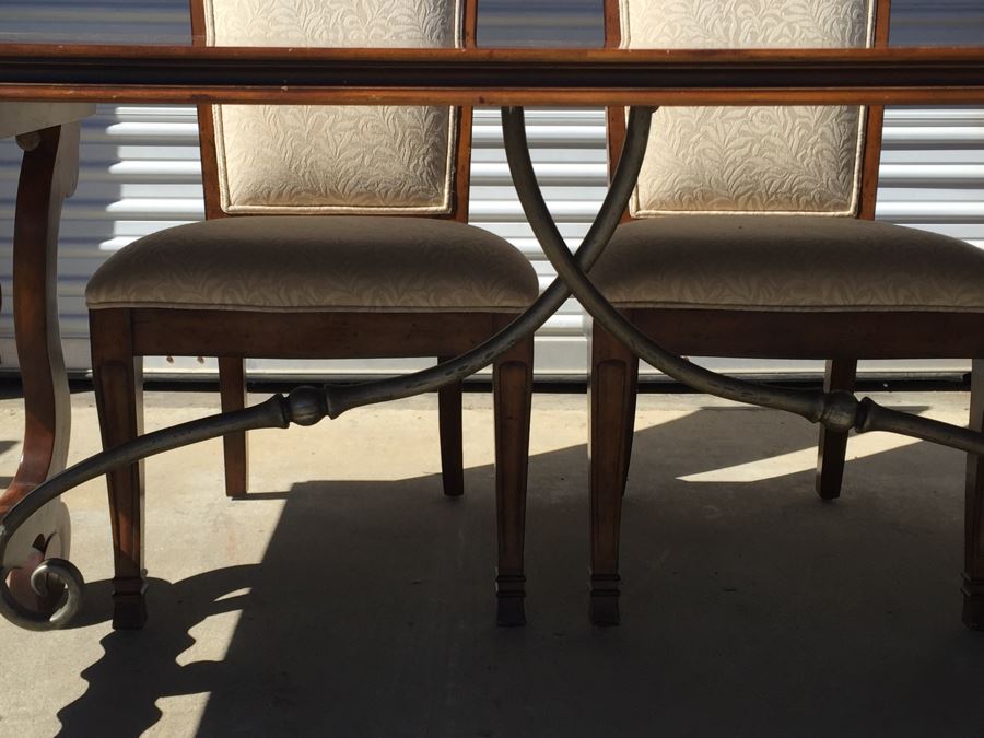 Theodore Alexander Dining Table With 6 Chairs [Photo 16]