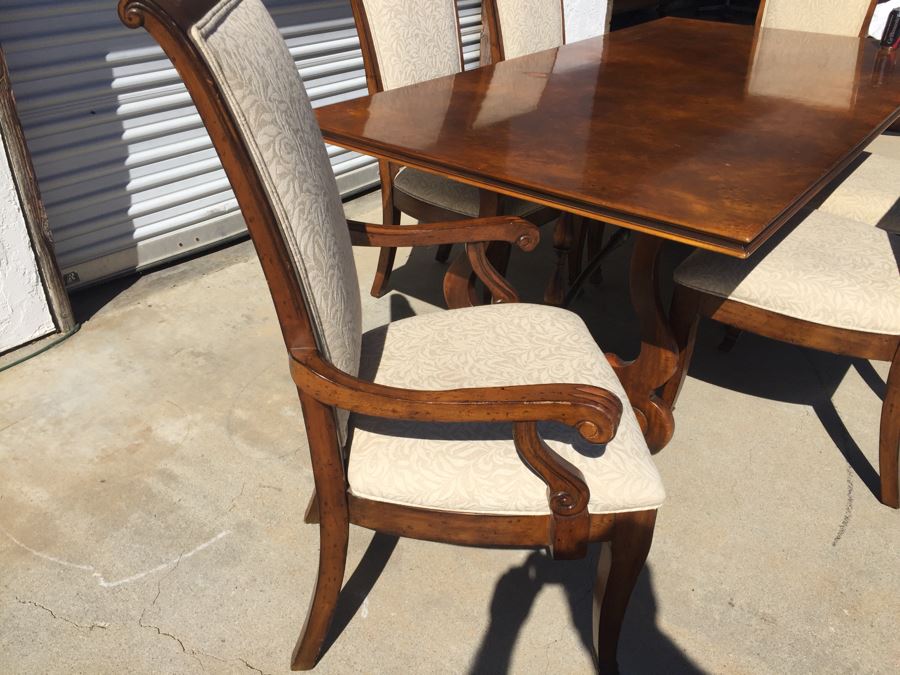 Theodore Alexander Dining Table With 6 Chairs [Photo 8]