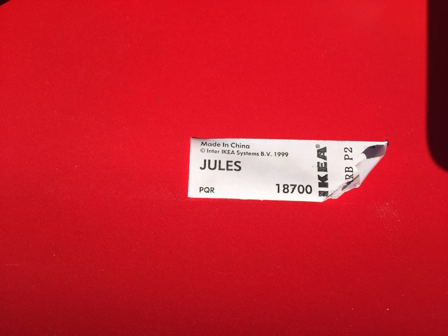 Set Of 11 Red IKEA JULES Chairs [Photo 13]