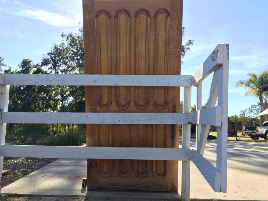 Huge Solid Wood Door From Original Property [Photo 16]