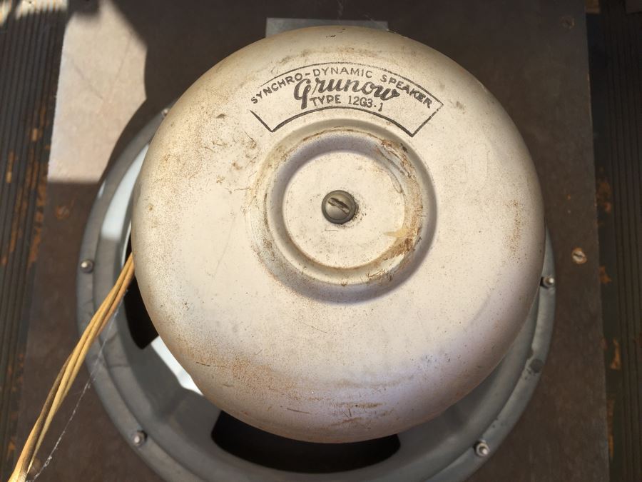 Rare Art Deco Grunow Tube Radio With Teledial Model No. 1067 Wooden Cabinet [Photo 15]