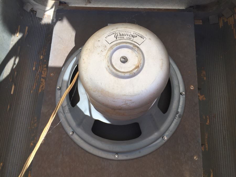 Rare Art Deco Grunow Tube Radio With Teledial Model No. 1067 Wooden Cabinet [Photo 14]