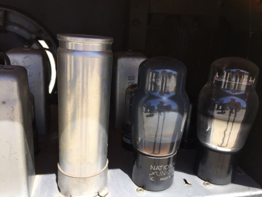 Rare Art Deco Grunow Tube Radio With Teledial Model No. 1067 Wooden Cabinet [Photo 22]