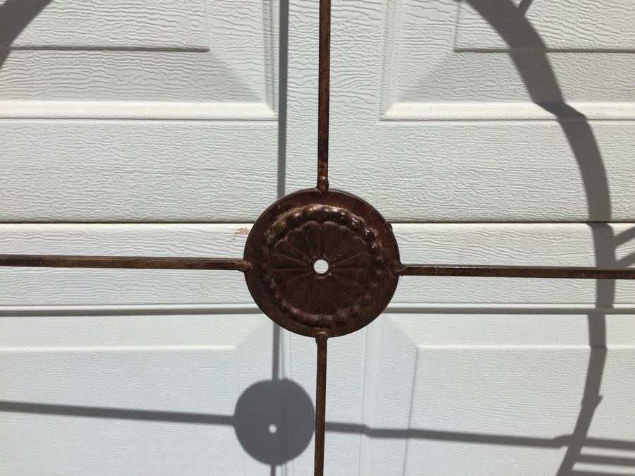 Large Metal Clock Face Wall Art [Photo 6]