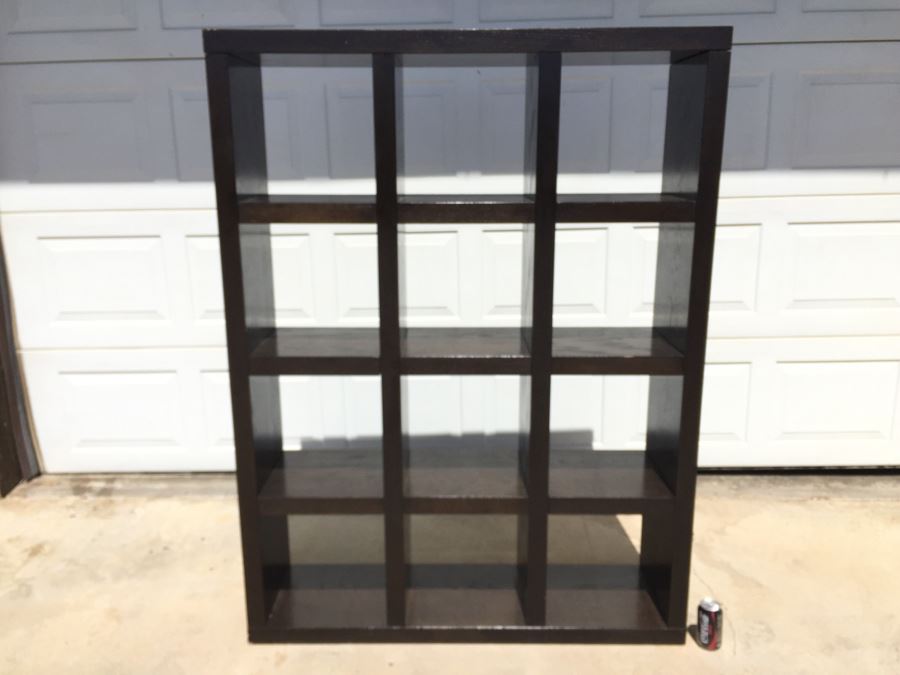 Black Bookcase Cube Organizer Possibly West Elm [Photo 4]