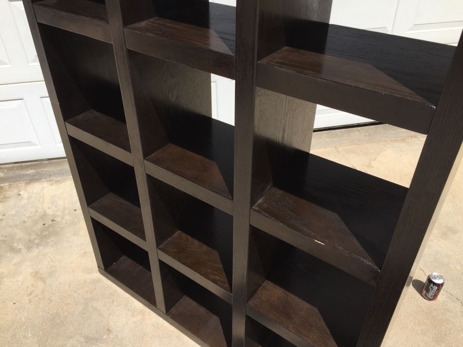 Black Bookcase Cube Organizer Possibly West Elm [Photo 3]