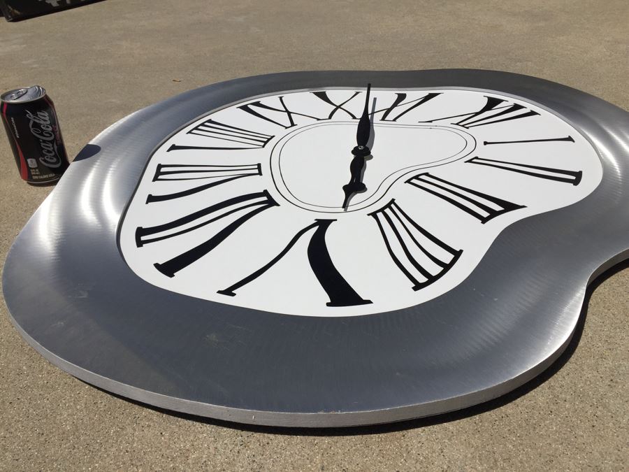 Large Surrealism Wall Clock [Photo 3]