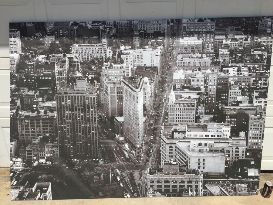 Large Cloth Wall Print Of New York City [Photo 4]