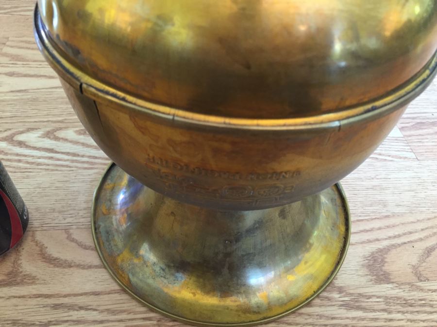 Union Pacific Railroad Brass Spittoon [Photo 9]