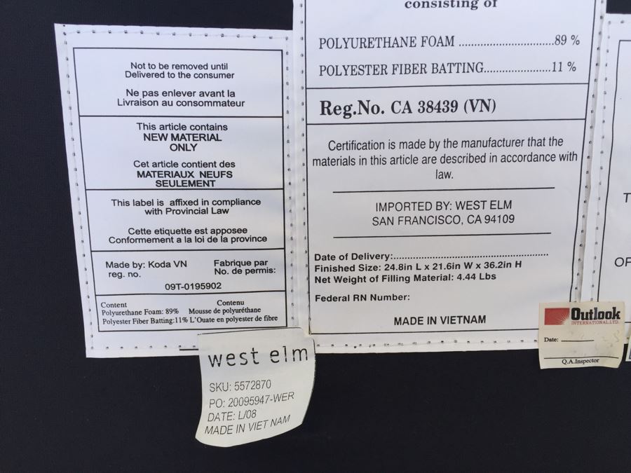 CORRECTION - Set Of 4 West Elm Dining Chairs [Photo 7]