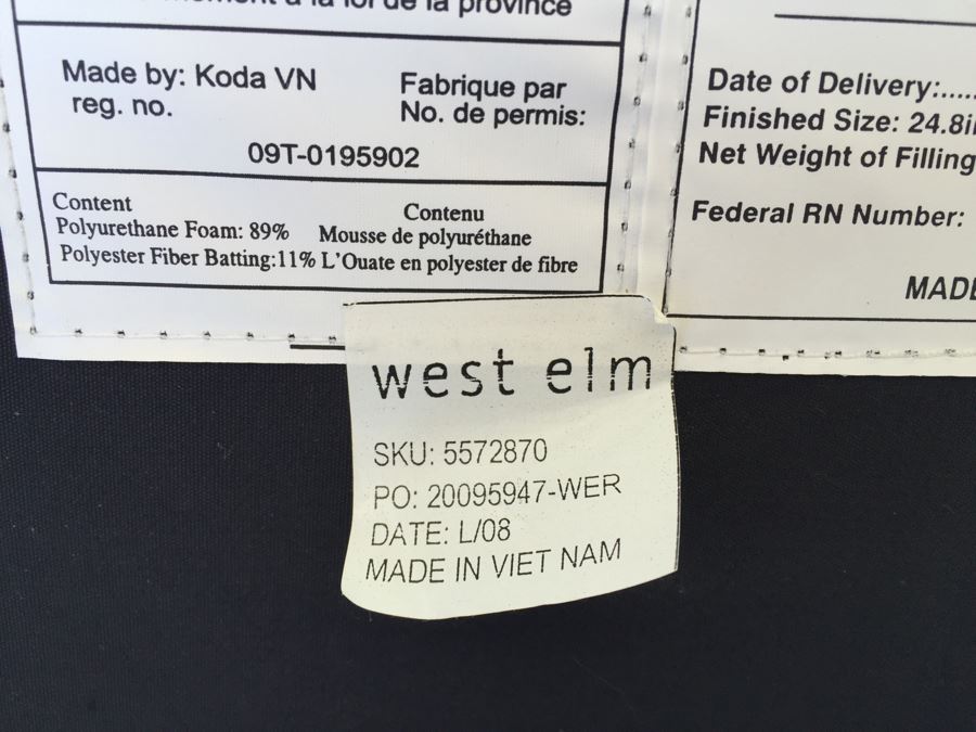 CORRECTION - Set Of 4 West Elm Dining Chairs [Photo 8]