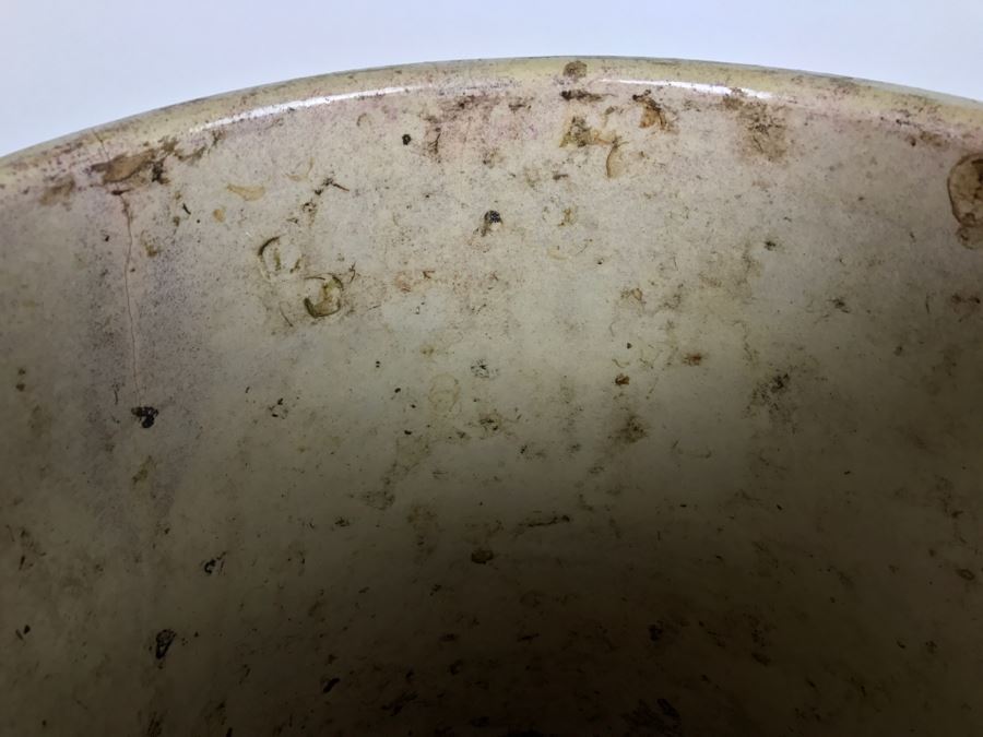 Large Antique 1857 Doulton & Co Lambeth Limited Art Pottery Hand Painted Milk Jug With Folk Art Farm Animal Scene Painting [Photo 19]