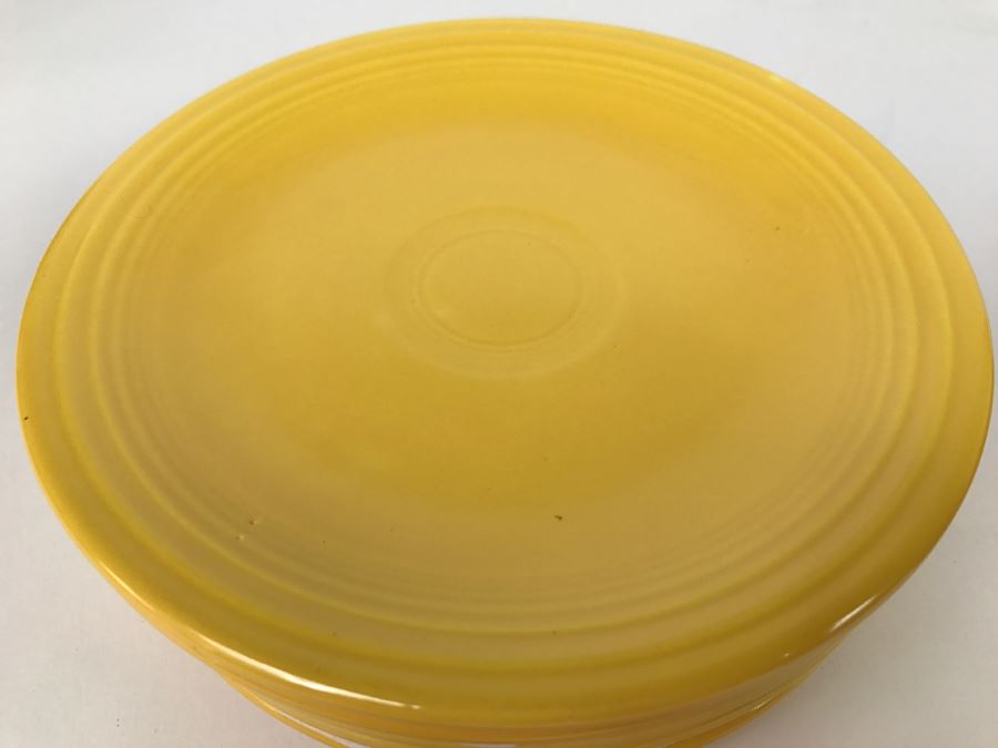 Early Original Fiesta Fiestaware HLO Genuine Cups, Saucers, Cake Plates, Teapot, Creamer And Sugar [Photo 29]