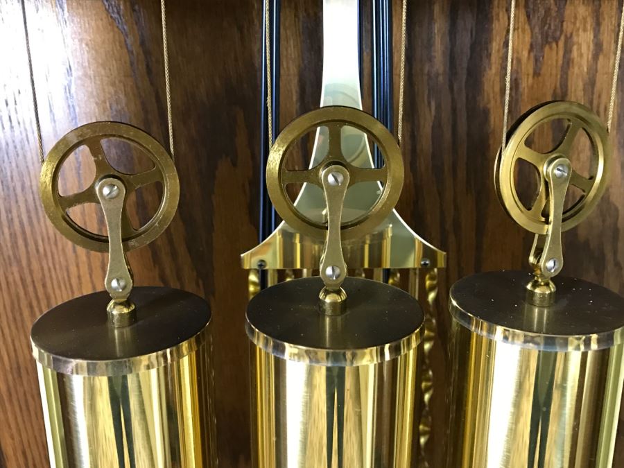 Nice Traditional Grandfather Clock Western Germany Movement Westwood [Photo 11]