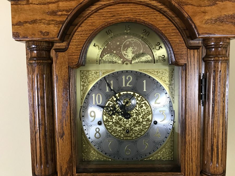 Nice Traditional Grandfather Clock Western Germany Movement Westwood