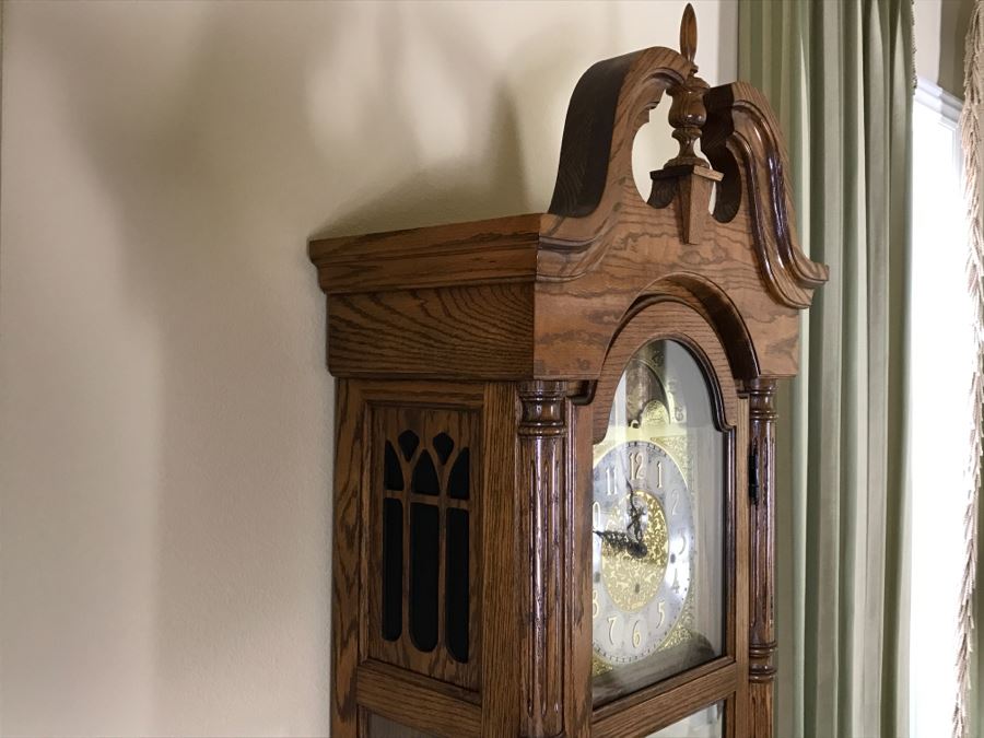 Nice Traditional Grandfather Clock Western Germany Movement Westwood [Photo 14]