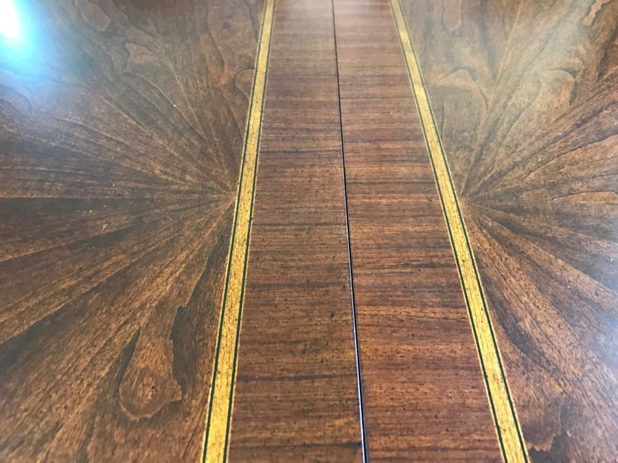 Formal Dining Table With Two Leaves And 8 Chairs [Photo 8]