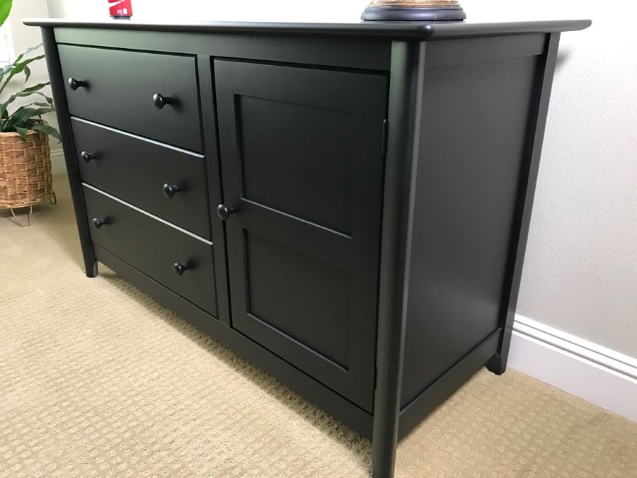 Nice Ebony Dresser With Door Made In Canada [Photo 6]